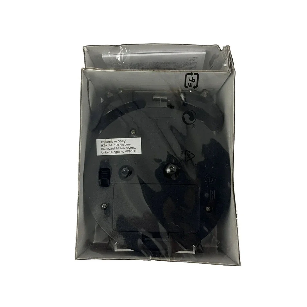 Ikea DEKAD Alarm Clock Black 5.5